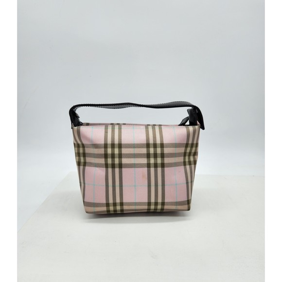 BURBERRY CANDY PINK MINI WRISTLET / HANDBAG 114BURXBA - Picture 1 of 14